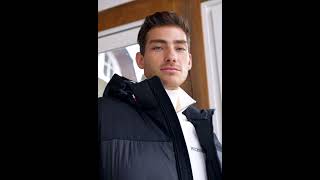 TOMMY HILFIGERR NEW YORK Padded Jacket Hooded Short Coat Nylon Shiny Black Men  Zalando [upl. by Huntington]