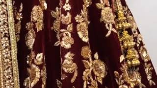 Peach amp Mehroon Bridal Lehenga Choli [upl. by Mussman815]