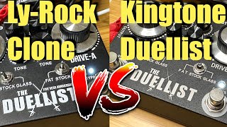 Kingtone Duellist vs LyRock Clone shootout [upl. by Lemuelah446]