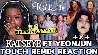 EYEKON REACTION to KATSEYE  Touch ft YEONJUN of TOMORROW X TOGETHER REMIX  FEELING LIKE RILEY [upl. by Cristian742]