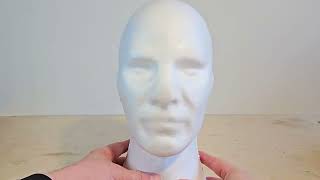 Man Styrofoam Foam Head Stand Model Display Wig [upl. by Hgielrebmik423]