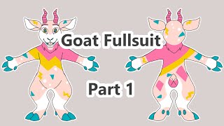 The Making of Goat  Fursuit Timelapse [upl. by Akiehsat]