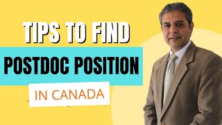 How to find a Postdoc in Canada Insider tips to land your dream postdoc in Canada [upl. by Ike]