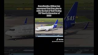 737 sas airlines has veen retired [upl. by Acissev]