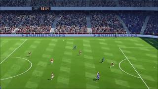 FIFA 18 Sliders Pro by Fideco 107 and 108 valuestips in comments Arsenal  Leicester Cpu [upl. by Thurston]