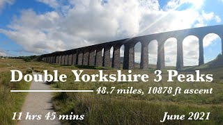 A double Yorkshire 3 Peaks Y3P  4K  June 2021 [upl. by Yrallam]