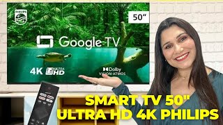 TESTEI  TV Philips 50PUG740878 4K  PRIMEIRAS IMPRESSÕES E REVIEW [upl. by Beka516]