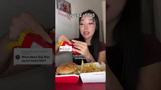 Maccy Ds mukbang mcdonalds [upl. by Tina]