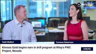 Kinross Gold Launches Drill Program at Riley Golds PWC Project  CEO Todd Hilditch  July 10 2024 [upl. by Esaele]