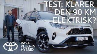 RAV4 Plugin Hybrid Rekkeviddetest [upl. by Pattie]