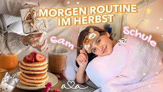 Meine Herbst Morning Routine 🍂 MORGENROUTINE SCHULE💜 Alles Ava [upl. by Ner]