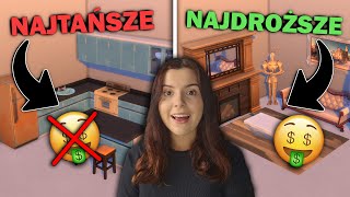 NAJTAŃSZE VS NAJDROŻSZE POKOJE W THE SIMS 4 [upl. by Ambrose]