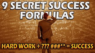 9 Success Formulas  9 வெற்றிச் சூத்திரங்கள்  motivation tamil [upl. by Chelsie714]