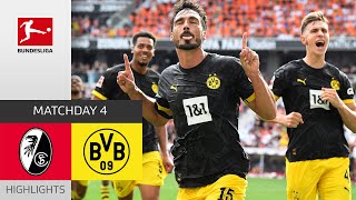 BVB Show Mentality  SC Freiburg  Borussia Dortmund 24  Highlights  MD 4 – Bundesliga 202324 [upl. by Eduard985]