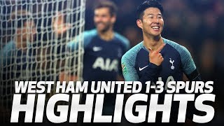 HIGHLIGHTS  West Ham United 13 Spurs Carabao Cup Fourth Round [upl. by Aicala]