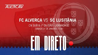 FC Alverca x SC Lusitânia  DIRETO [upl. by Evilo]