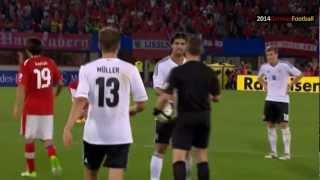 Österreich Deutschland 12 Gottlob ard Highlights WM 2014 Qualifikation [upl. by Maxi]