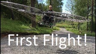 chAIR Manned multirotor Episode 20 First Flight Axel Borg [upl. by Tewell504]