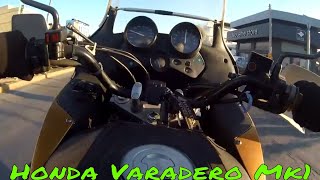 Honda Varadero mk1 99 acceleration [upl. by Acey501]