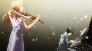 Shigatsu wa Kimi no Uso  Tributo  Hikaru Nara  Piano VS Vi [upl. by Niowtna]