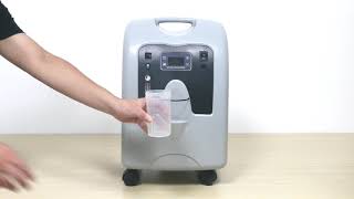 HINOR PORTABLE 10lL MEDICAL OXYGEN CONCENTRATOR POCA06 10L [upl. by Yelwah]