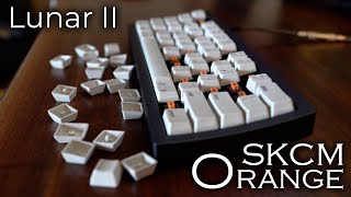 Lunar II  Alps SKCM Orange  Aluminum  Typing Sounds [upl. by Attenra]