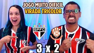 REACT SAO PAULO 3 X 2 CARAJAS  JOGO DIFICIL GANHAMOS DE VIRADA [upl. by Amri]