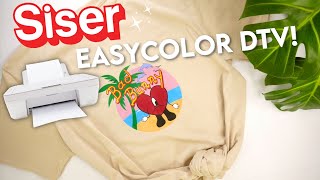 TESTING SISER EASYCOLOR DTV NEW Inkjet Printable Iron On Vinyl [upl. by Aruon781]