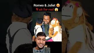 With two puppet 🐒😃 comedianrajsoni comedy ventriloquist ventriloquism romeo viral shorts [upl. by Regnig]