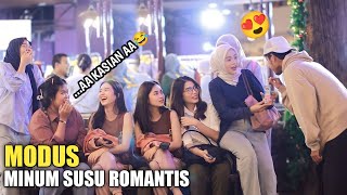 VIRAL MINUM SUSU ROMANTIS CEWEK CANTIK GAK DI KENAL PART 7 [upl. by Llenrag]