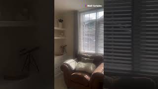 Transform Your Living Room with Easy Wooden Blinds Installation reels shorts woodenblinds [upl. by Sergo134]