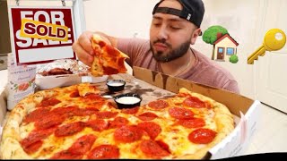 I BOUGHT ANOTHER HOUSE Stuffed Crust Pizza MUKBANG [upl. by Jonati]