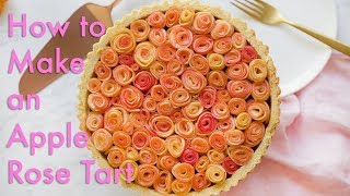 How to Make an Apple Rose Pie [upl. by Vinia]