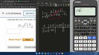 Calculus 1  HW1 Q17  23016  WebAssign [upl. by Ynnep]