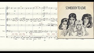 Somebody to Love for Brass Quintet Sheet Music [upl. by Fauver]