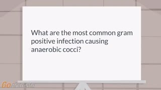 The most common anaerobic gram positive infections [upl. by Jews562]