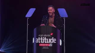 Jaguars Santino Pietrosanti speaks at the Attitude Awards 2024 [upl. by Erund333]