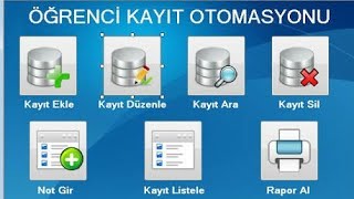 CDERS VİDEOLARIC Öğrenci Takip Sistemi C ÖĞRENCİ KAYIT PROGRAMı1 [upl. by Atinid]