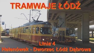 Tramwaje Łódź Linia 4 [upl. by Ehud]