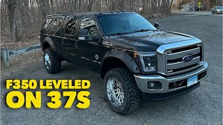 F350 leveled on 37s [upl. by Ainahpets]