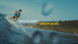 BAGUS SURF Epizode 2 Bali GREEN BOWL [upl. by Ahsien]