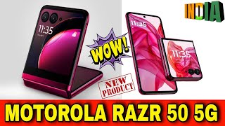 Motorola razr 50🔥🔥 Unboxing amp Quick Review ⚡ The Ultra Flip Phone in India 🇮🇳 in Hindi [upl. by Ettezus]