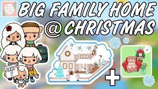 BIG FAMILY HOME  CHRISTMAS 🏡🎄 PART 1 🤩 TOCA LIFE WORLD 🌍 [upl. by Brenda]