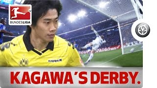 Kagawas Dramatic First Derby  Schalke vs Borussia Dortmund  201011 [upl. by Lahey26]