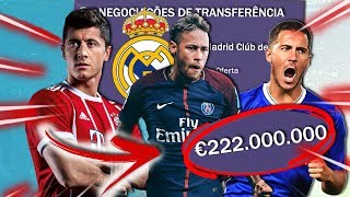 DESAFIO CONTRATANDO JOGADORES DOS SONHOS Real Madrid CF 🍃  FIFA 18 EXPERIMENTOS [upl. by Anitsirhk412]