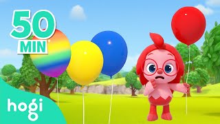 Learn Colors with Balloon and more  Colors amp Songs for Kids  Pinkfong Hogi [upl. by Carr]