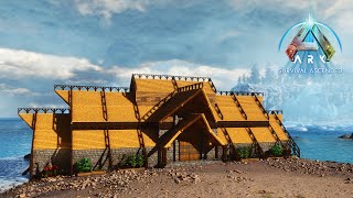 Viking Long House  Ark Survival Ascended Base Build [upl. by Cony]