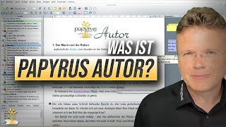 Was ist Papyrus Autor Einstieg in das Schreibprogramm für Schriftsteller Papyrus Autor Tutorial 1 [upl. by Yrram]