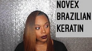 Novex Brazilian Keratin Treatment on Natural Hair by Karen Nikole [upl. by Shakti]