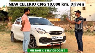 NEW CELERIO CNG 2022 AFTER DRIVING 10000 Km  DETAILED OWNER EXPERIENCE [upl. by Jeu]